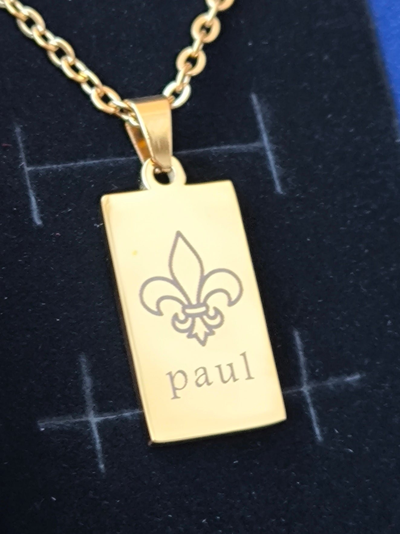 le pendentif lingot fleur de lys