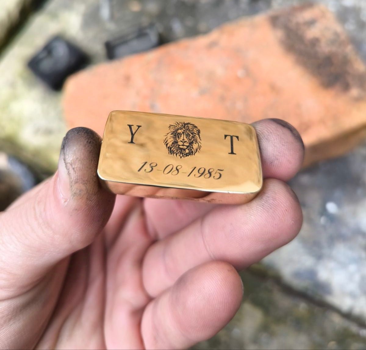 Lingot de 75g à personnaliser avec gravure laser